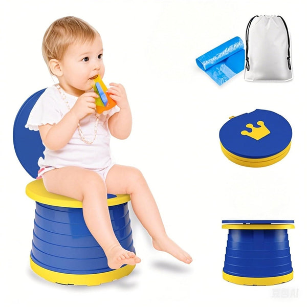 TZONOT Portable Potty Seat, Toddler Folding Training Toilet Chair Kids Travel Foldable Potty