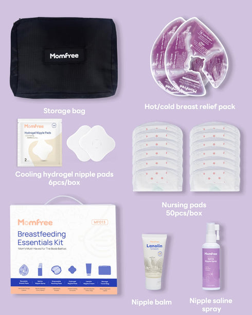 60 Set Packs/Hydrogel Breastfeeding Essentials Kit for Nursing Moms Nipple Relief, Piece Gift with Reusable Hot