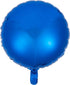 18" Blue Round Shaped Mylar Foil Balloons, Pack of 20 for Birthday Party Wedding Baby Shower Decorations
