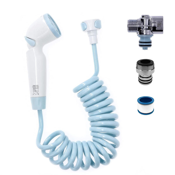 Playtex Baby 2-in-1 Shower Sprayer for Baby and Toddler Bath Time, Blue/White,