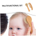 Set Newborn Hair Brush Gentle Bath Brush Scalp Bath Accessories Grooming Kit for Girls