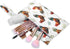 Haskirky 2 Watercolor Roosters Pcs Cloth Diaper Wet Dry Bags,Waterproof and Washable Bag for Travel Reusable Wet Bag