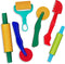 DIMROM Clay and Play Dough Tools Six Piece Set - Ages 3 & Up (6pcs)