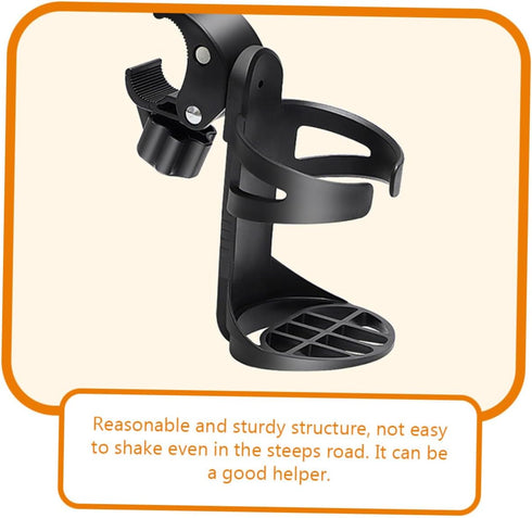 Versatile Wheelchair Cup Holder - Fits Strollers, Walkers, and More