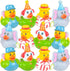 ArtCreativity Carnival Rubber Duckies for Kids, Pack of 12 Cute Duck Bathtub
