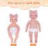 9 Set 1215 Inch BABESIDE Baby Doll Accessories Pcs Feeding with Magic Bottles, Pacifiers, Bibs, Diapers & Carry Bag