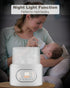 10-in-1 Bottle Warmer, Fast Baby Bottle Warmer for Breastmilk & Formula, Double Milk Warmer with Timer, Accurate Temp