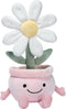 Lambs & Ivy Daisy Dreams Poseable Flower Pot Plush Stuffed Animal Toy