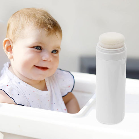 PAREKS 2Pcs Container/1202 Baby Powder Baby Powder Empty Loose Powder Dispenser Bottle, Portable Baby Talcum Powder