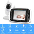 Video Baby Monitor with Camera, 3.2 Inch LCD Display, Night Vision, Two-Way Audio, and Room Temperature Monitoring