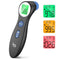 Forehead Thermometer for Adults and Kids, Digital Infrared Thermometer with Fever Alarm, 1s Reading, 3-Color Indicator,