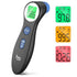 Forehead Thermometer for Adults and Kids, Digital Infrared Thermometer with Fever Alarm, 1s Reading, 3-Color Indicator,