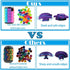 Magic 3D Puzzle Cube, Rainbow Fidget Toys, Educational Games for Kids and Adults