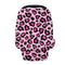 Binienty Multi Use Baby Nursing Cover, High Chair/Shopping Cart/Stroller Cover, Pink Leopard Cheetah
