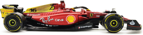 1/24 2022 F1-75 75th Anniversary #16 Charles Leclerc Alloy Luxury Diecast Vehicle Model Collection Gift