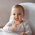 PandaEar 3 Pack Baby Fruit Food Feeder Pacifier - 3 Different Size Silicone Pouch, Silicone Teethers for Babies 3-6-12