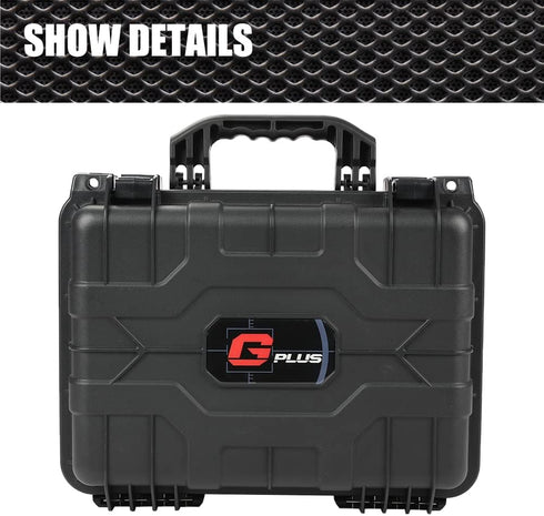 Graded Card Storage Box Compatible with BGS PSA SGC FGS, Weatherproof Case with Impact Absorbing Foam Slots