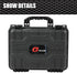 Graded Card Storage Box Compatible with BGS PSA SGC FGS, Weatherproof Case with Impact Absorbing Foam Slots
