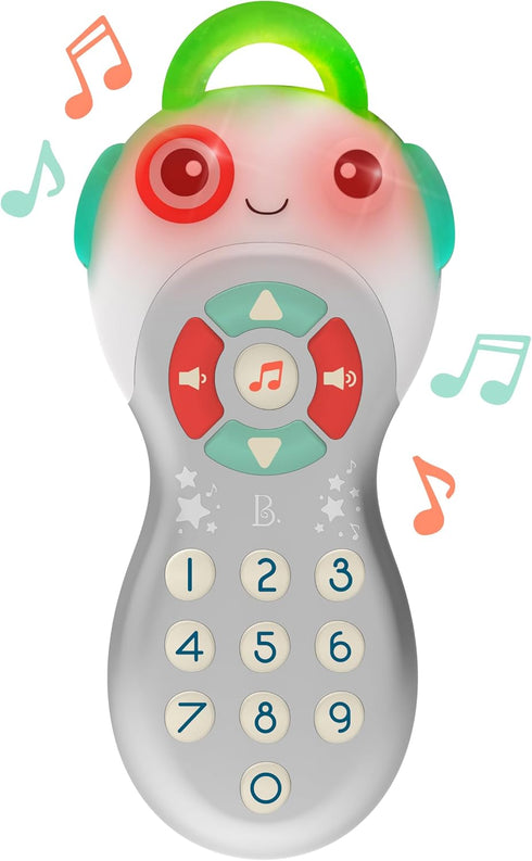 B. toys – Baby Musical TV Remote Control, Interactive Sensory Toy with Learning Numbers & Songs for Development