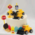 Set Favors-16pcs Newmemo Construction Cake Topper Vehicles Cake Decoration Truck Excavator Tower Crane Cupcake Topper