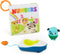 B. toys Bath Book & Boat Squirter, Pull-String Boat with Colors & Numbers, Travel Clip for 10 Months Tub Time