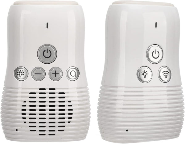 Audio Baby Monitor, 2.4GHz Wireless Two Way Intercom Baby Care Monitor with Night Light, 100-240V (US Plug)