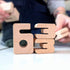 SumBlox Mini (Starter Set), 38 Mini Math Building Blocks, STEM Solid Wood Educational Numbers with Wooden Box and