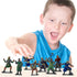 ArtCreativity Knight Action Figures for Kids - Set of 16 Free-Standing Knight Figurines, Medieval Party Decorations &
