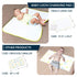 Portable Waterproof Changing Pad, Large Size 25.5”x31.5”, Foldable Wipeable Diaper Changing Mat for Boys & Girls