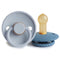FRIGG Rope Natural Rubber Baby Pacifier | Made in Denmark | BPA-Free (Ocean