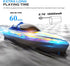 2.4 2 Akargol RC Boat with LED - Remote Control Boat for Pools and Lakes GHZ RC Boats with Rechargeable Battery Whole