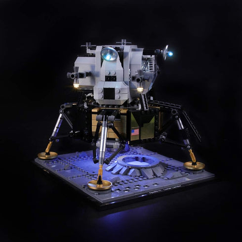 BRIKSMAX Led Lighting Kit for Creator NASA Apollo 11 Lunar Lander - Compatible with Lego 10266