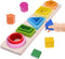 Montessori Toys for 1+ Year Old, Wooden Stacking Sensory Toys for Toddlers 1-3, Educational Sorting Toys for Gifts