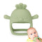 Socub Silicone Baby Teether Toy for Infants 3+ Months, BPA Free Anti-Drop Mitten Teething Toy for Soothing Sore Gums,