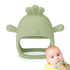 Socub Silicone Baby Teether Toy for Infants 3+ Months, BPA Free Anti-Drop Mitten Teething Toy for Soothing Sore Gums,