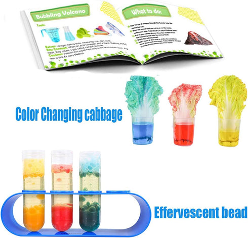 UNGLINGA Kids Science Experiment Kit, Lab Coat Scientist Costume Dress Up and Role Play Toys for Boys & Girls