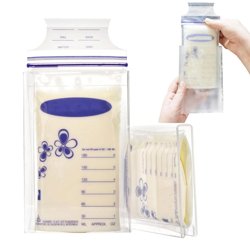 Organizer,4 5 6 oz Flat Breast Milk Freezer Storage Flat Breast Milk Storage Breastmilk Freezer Organizer