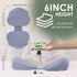 6inch Chilling Home Memory Foam Pregnancy Pillow for Sleeping, Cooling Maternity Pillow for Pregnant Women, Travel