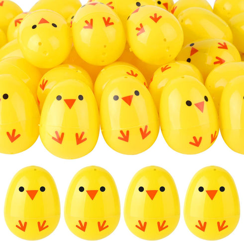 TUPARKA 36Pcs Easter Eggs Bulk Fillable Easter Eggs Plastic Easter Chicken Eggs