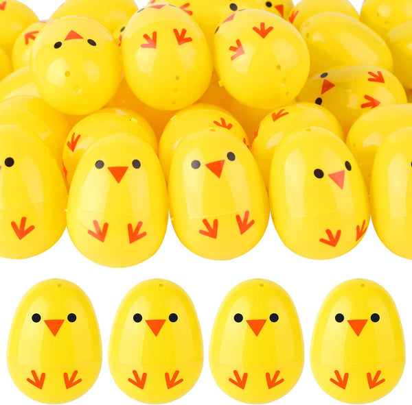 TUPARKA 36Pcs Easter Eggs Bulk Fillable Easter Eggs Plastic Easter Chicken Eggs
