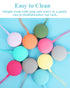 sopkdey Set Pacifier Case, Holder for Traveling Baby Essentials - BPA Free