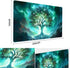 Premium Board Game Playmat - 24x14in TCG Compatible Mousepad Desk Mat (Green Vitality)