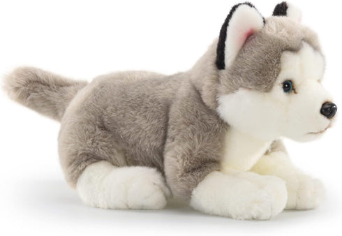 16'' Husky Stuffed Animal, Soft Dog Plush Handmade, Cuddly and Realistic Stuffed Animals for Boys and Girls, Huggable