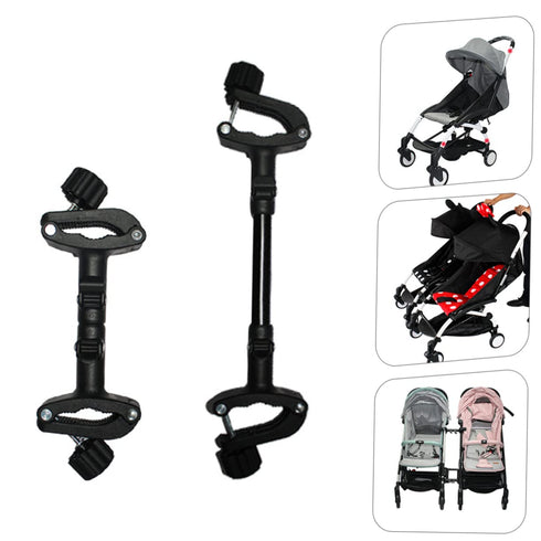 LOLIPPYY 3pcs Adjustable Twin Stroller Connectors for Newborn Strollers Lightweight and Accessories for Easy