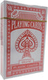 Economy Playing Cards - 2 Decks (Red and Blue), 2.3/8 inches by 3.3/8 inches, Plastic Coated for Poker and More