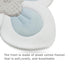PandaEar Soft Flower Petals Baby Bath Pad - Essential Shower Gift for Infants (Blue)