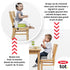 OXO Tot Gray Booster Seat with Safety Straps