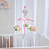 MOVEBO - Handmade Hot-Air Balloon Crib Mobile for Baby (Pink Flower)