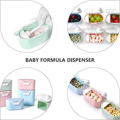 Portable Baby Formula Dispenser - Travel-Friendly Milk Container, Leak-Proof