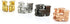 Set 8-4 Set Exqline Train Markers for Mexican Train Dominoes Game of Individual Colors Die-Cast Marker Trains